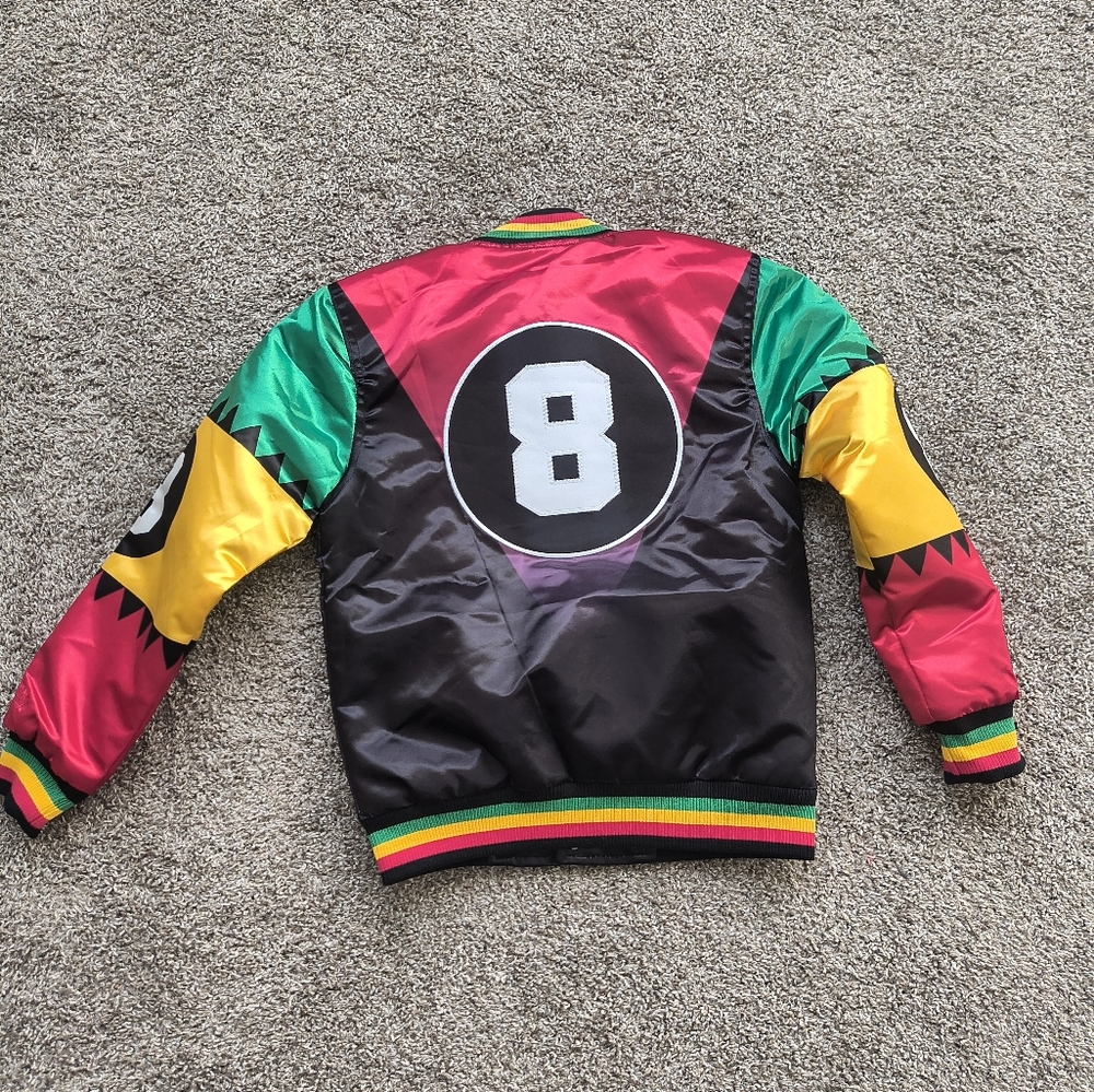 Youth Multicolor Martin 8 Ball Satin Jacket Size small